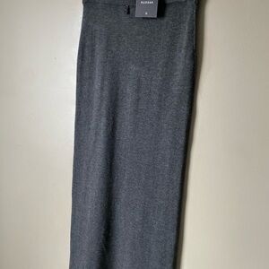 RUDSAK Charcoal Knit Maxi Skirt